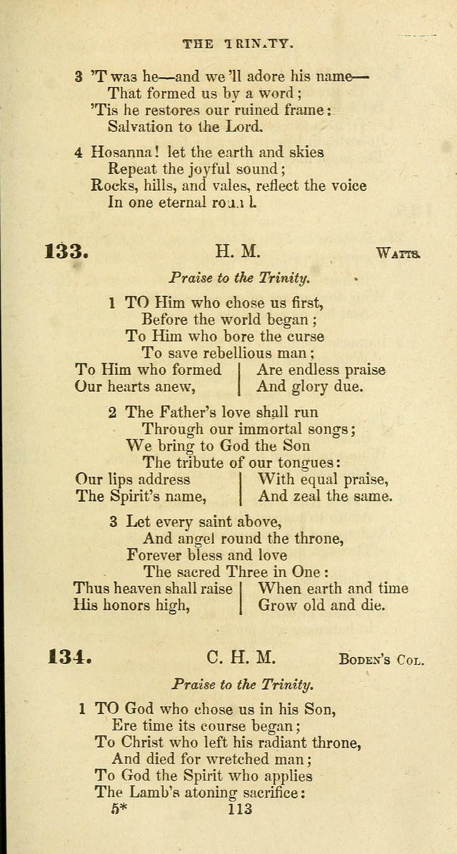 The Baptist Psalmody: a selection of hymns for the worship of God page 113