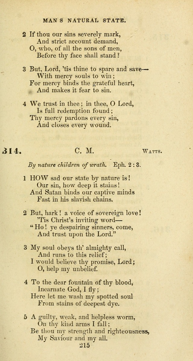 The Baptist Psalmody: a selection of hymns for the worship of God page 215