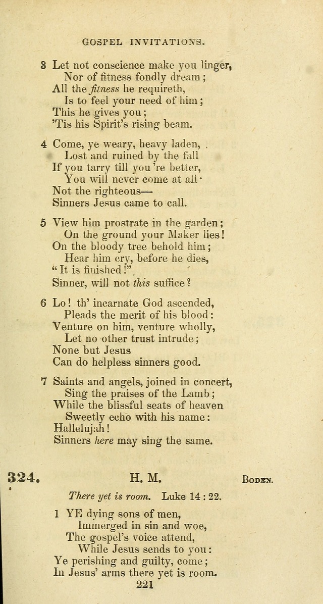 The Baptist Psalmody: a selection of hymns for the worship of God page 221