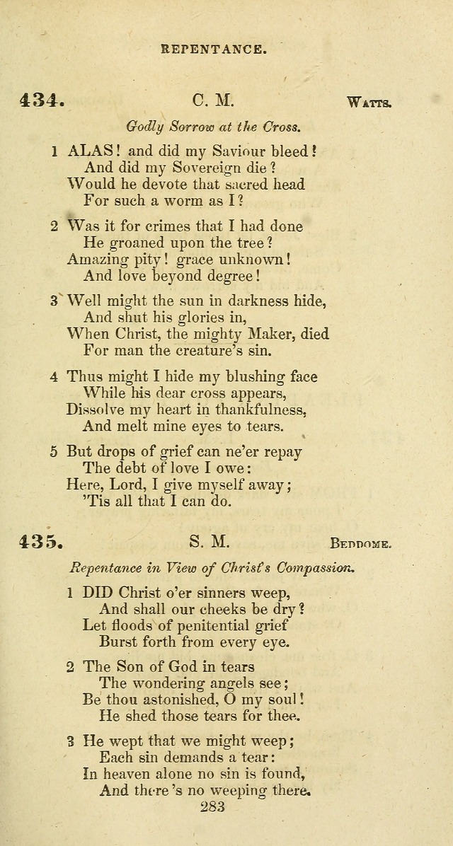 The Baptist Psalmody: a selection of hymns for the worship of God page 283