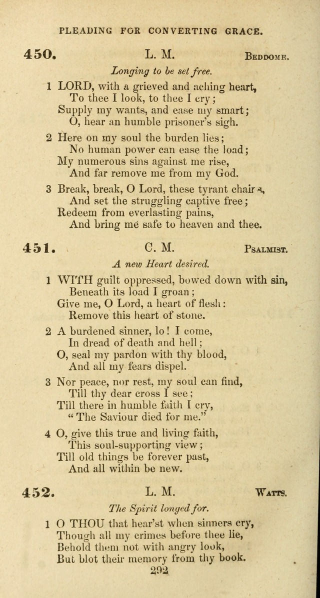 The Baptist Psalmody: a selection of hymns for the worship of God page 292