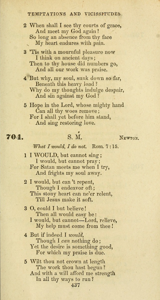 The Baptist Psalmody: a selection of hymns for the worship of God page 437