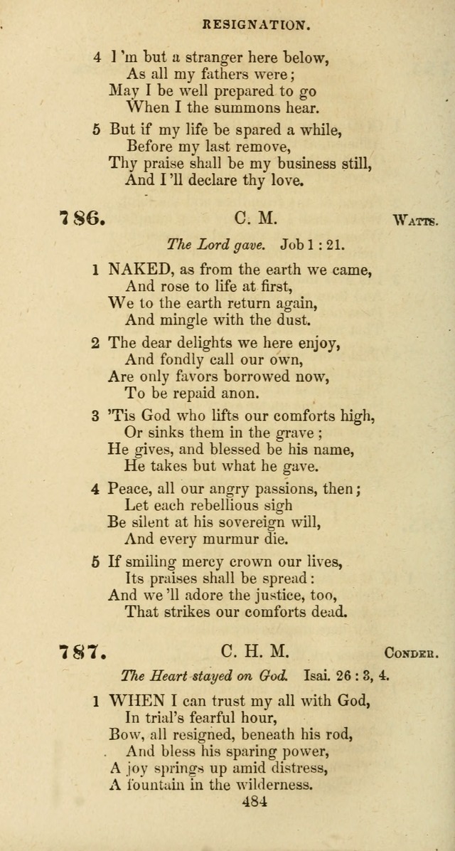 The Baptist Psalmody: a selection of hymns for the worship of God page 484