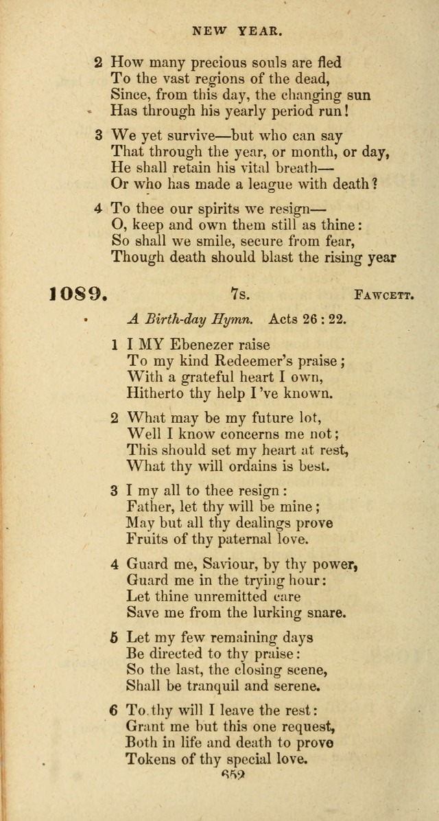 The Baptist Psalmody: a selection of hymns for the worship of God page 652