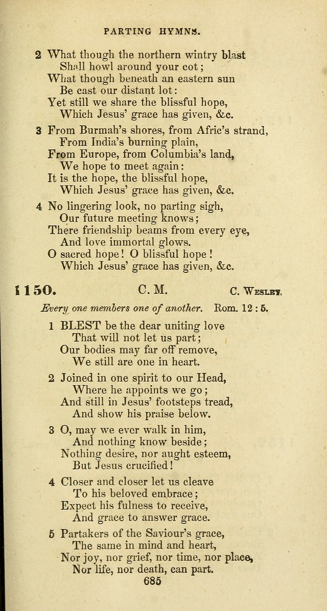 The Baptist Psalmody: a selection of hymns for the worship of God page 685