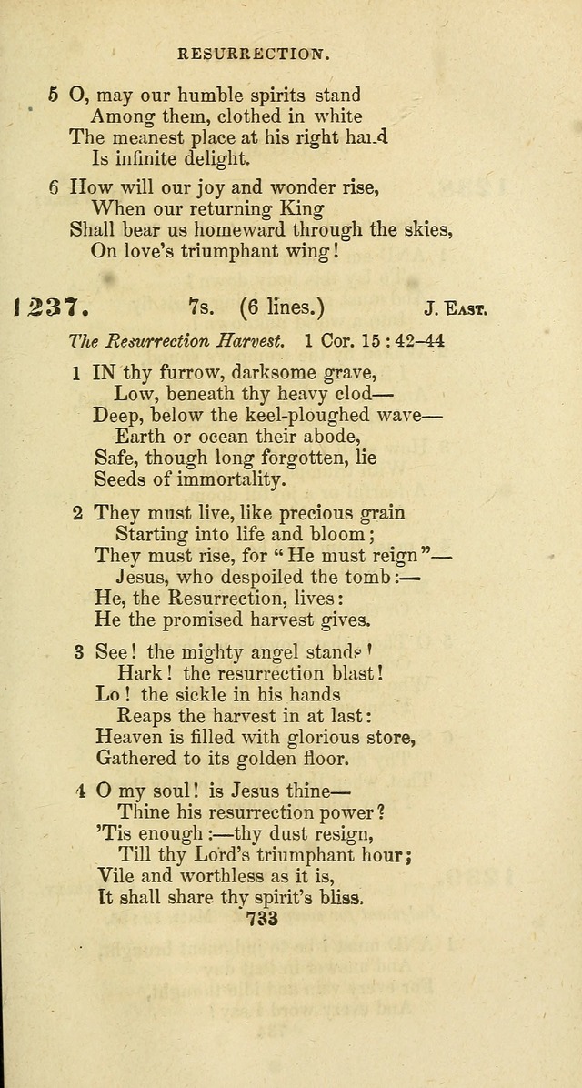 The Baptist Psalmody: a selection of hymns for the worship of God page 733