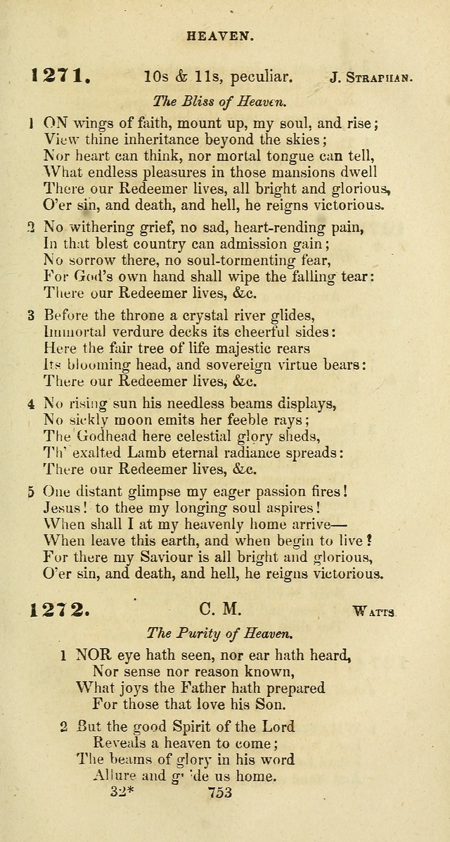 The Baptist Psalmody: a selection of hymns for the worship of God page 753