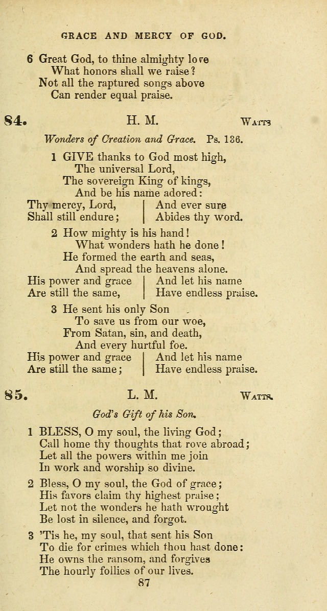 The Baptist Psalmody: a selection of hymns for the worship of God page 87