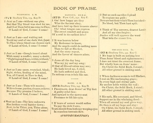 Book of Praise for the Sunday School: with hymns and tunes appropriate for the prayer meeting and the home circle page 166