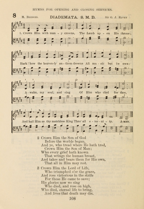 The Book of Praise for Sunday Schools: Selections from the Revised Prayer Book and Hymnal page 8