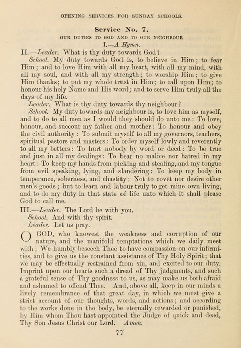 The Book of Praise for Sunday Schools: Selections from the Revised Prayer Book and Hymnal page xiii