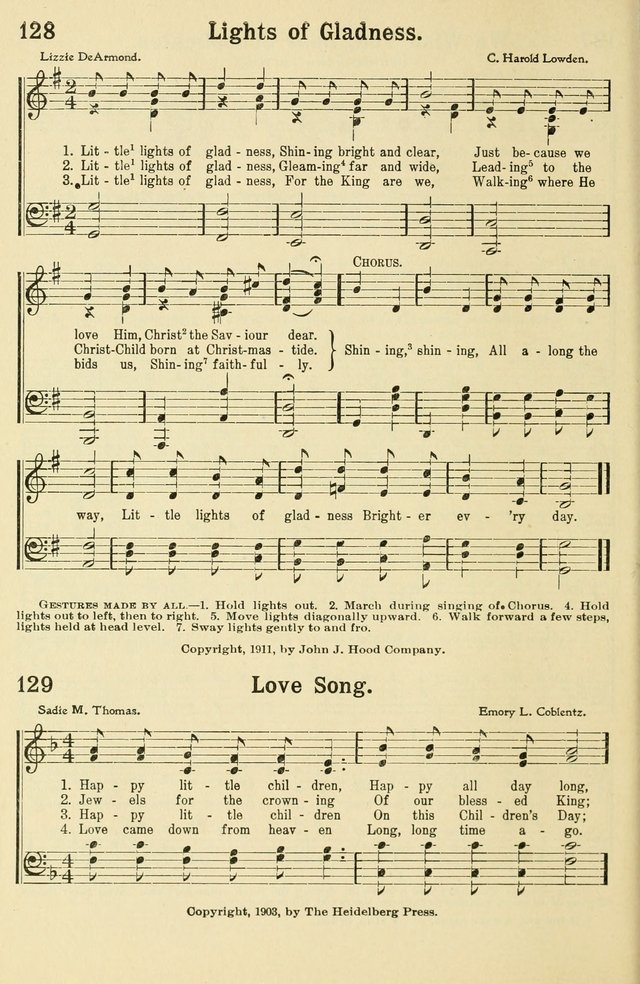 Beginner and Primary Songs: for use in Sunday School and the Home page 109