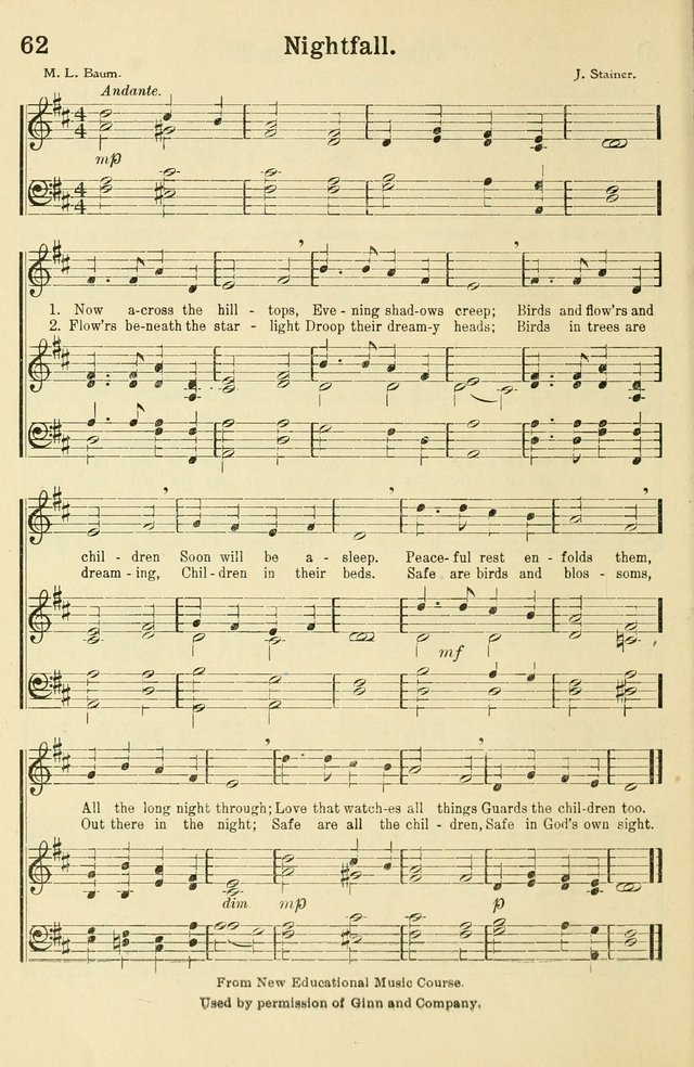 Beginner and Primary Songs: for use in Sunday School and the Home page 61