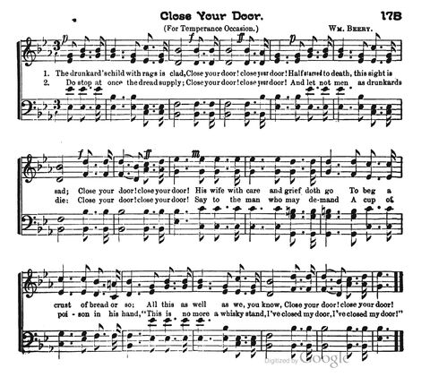 Beautiful Songs; a new and choice collection of songs for the sunday school. Also, a responsive service for each month in the year page 175