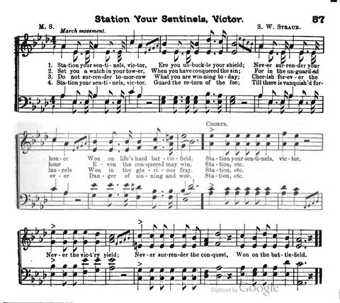 Beautiful Songs; a new and choice collection of songs for the sunday school. Also, a responsive service for each month in the year page 87