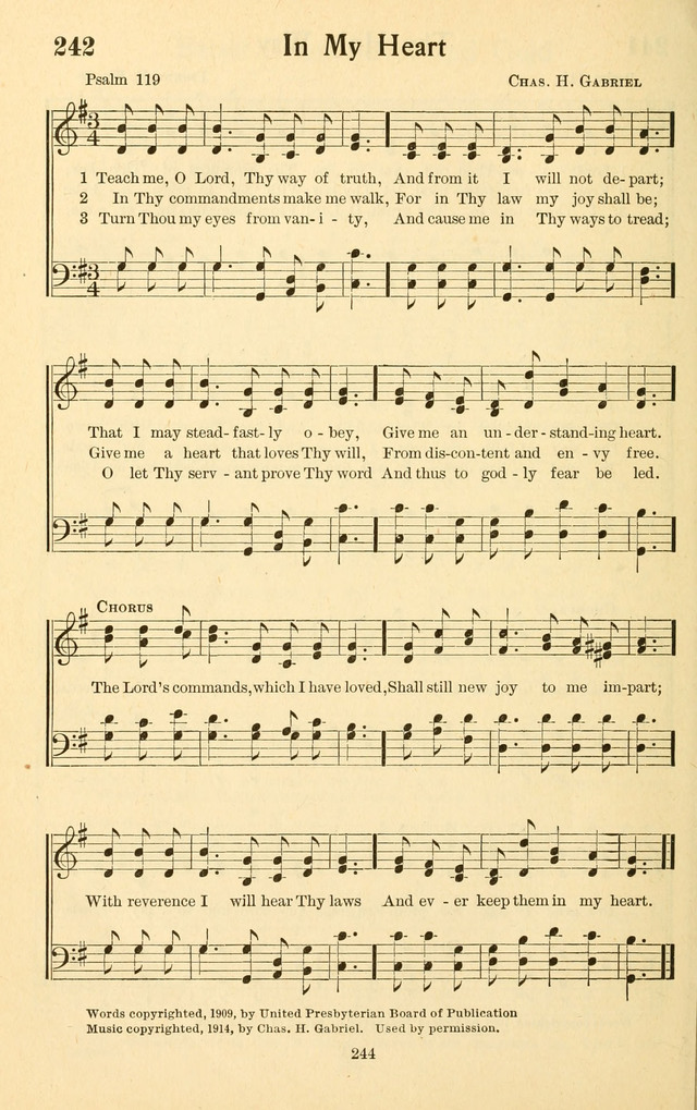 Bible Songs No. 4: a selection of psalms set to music, for use in sabbath schools, adult Bible classes, young people