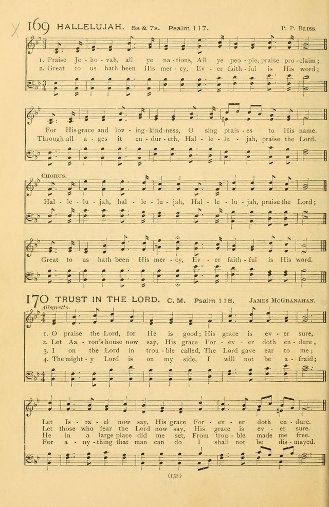 Bible Songs: consisting of selections from the Psalms set to music suitable for Sabbath Schools, prayer meetings, etc. page 132