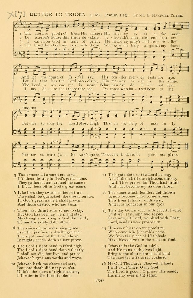 Bible Songs: consisting of selections from the Psalms set to music suitable for Sabbath Schools, prayer meetings, etc. page 134