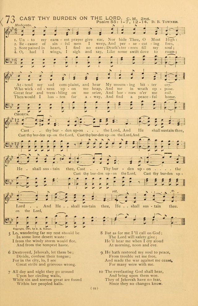 Bible Songs: consisting of selections from the Psalms set to music suitable for Sabbath Schools, prayer meetings, etc. page 59