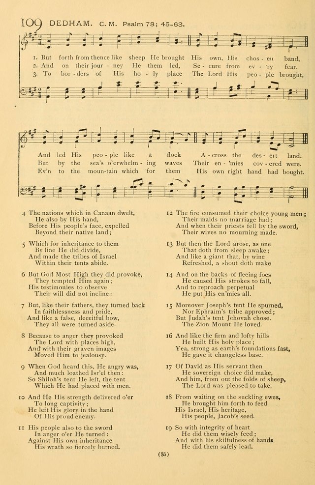 Bible Songs: consisting of selections from the Psalms set to music suitable for Sabbath Schools, prayer meetings, etc. page 86