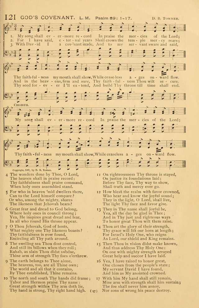Bible Songs: consisting of selections from the Psalms set to music suitable for Sabbath Schools, prayer meetings, etc. page 97