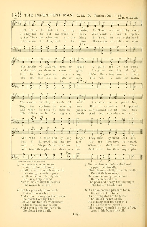 Bible Songs: consisting of selections from the Psalms set to music suitable for Sabbath Schools, prayer meetings, etc. page 104