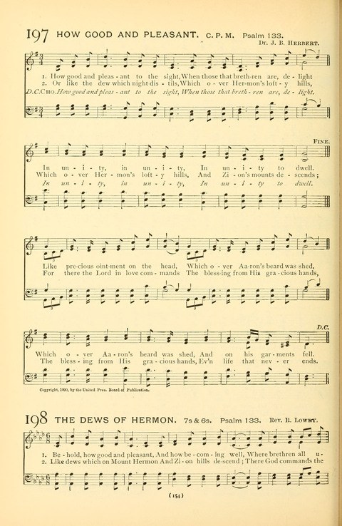Bible Songs: consisting of selections from the Psalms set to music suitable for Sabbath Schools, prayer meetings, etc. page 134