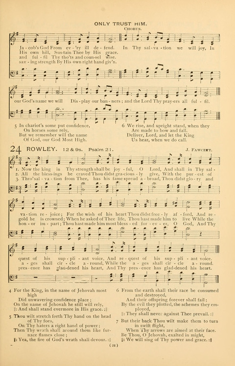 Bible Songs: consisting of selections from the Psalms set to music suitable for Sabbath Schools, prayer meetings, etc. page 17