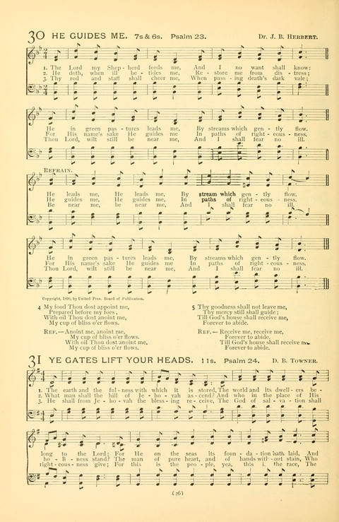 Bible Songs: consisting of selections from the Psalms set to music suitable for Sabbath Schools, prayer meetings, etc. page 22