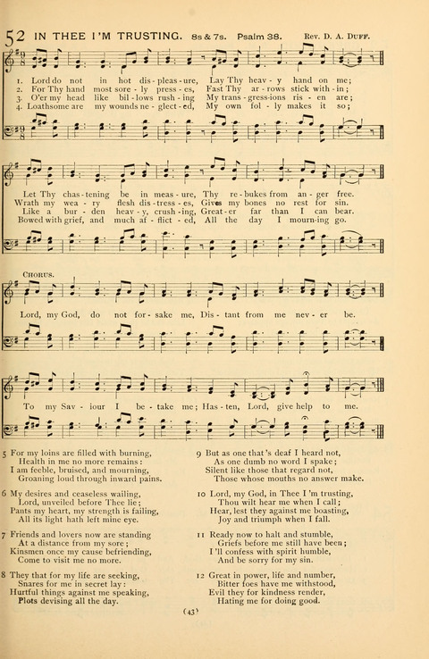 Bible Songs: consisting of selections from the Psalms set to music suitable for Sabbath Schools, prayer meetings, etc. page 39