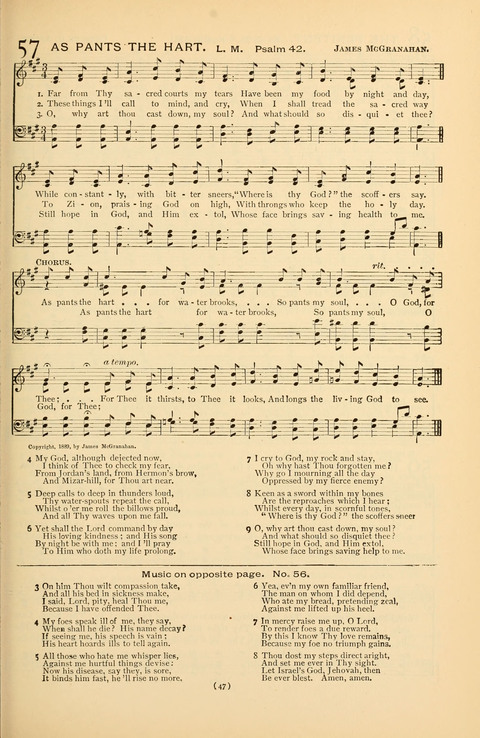 Bible Songs: consisting of selections from the Psalms set to music suitable for Sabbath Schools, prayer meetings, etc. page 43
