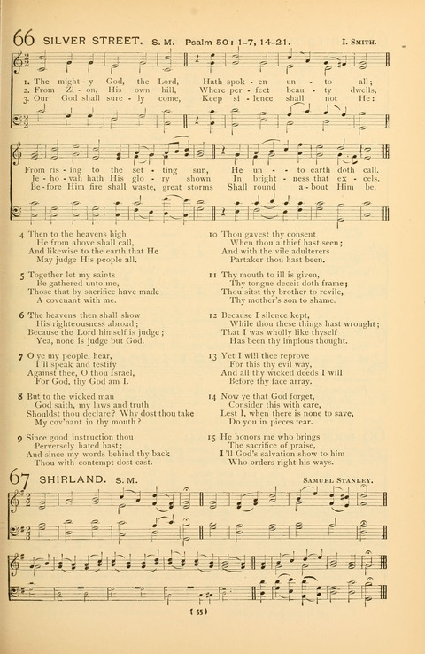 Bible Songs: consisting of selections from the Psalms set to music suitable for Sabbath Schools, prayer meetings, etc. page 51