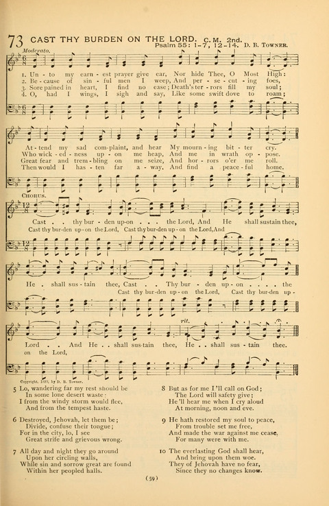 Bible Songs: consisting of selections from the Psalms set to music suitable for Sabbath Schools, prayer meetings, etc. page 55