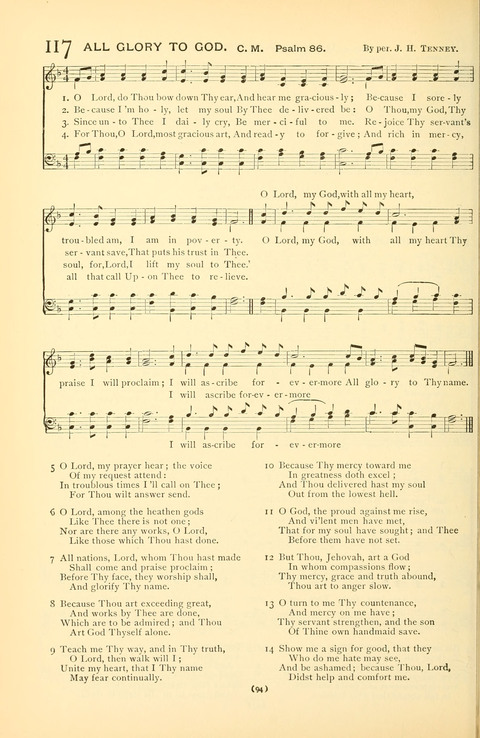 Bible Songs: consisting of selections from the Psalms set to music suitable for Sabbath Schools, prayer meetings, etc. page 74