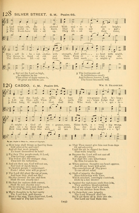 Bible Songs: consisting of selections from the Psalms set to music suitable for Sabbath Schools, prayer meetings, etc. page 83