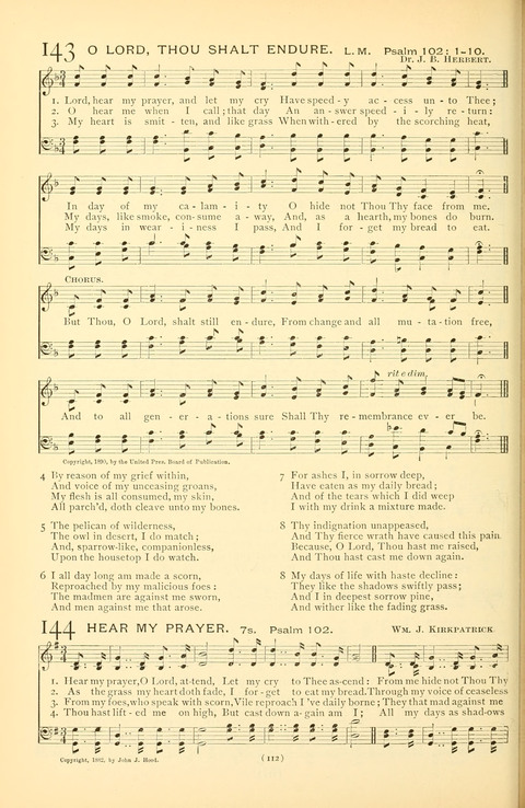 Bible Songs: consisting of selections from the Psalms set to music suitable for Sabbath Schools, prayer meetings, etc. page 92