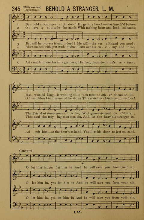 Bible School Echoes, and Sacred Hymns page 12