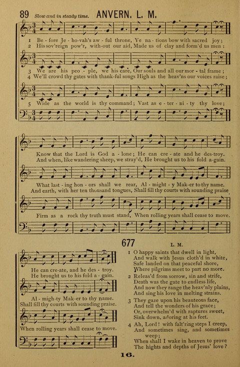 Bible School Echoes, and Sacred Hymns page 16