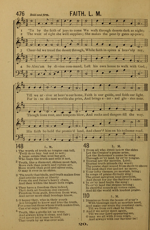 Bible School Echoes, and Sacred Hymns page 20
