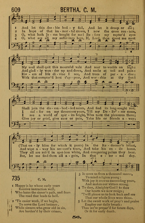 Bible School Echoes, and Sacred Hymns page 56