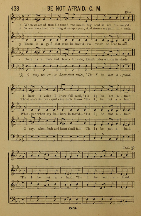 Bible School Echoes, and Sacred Hymns page 58