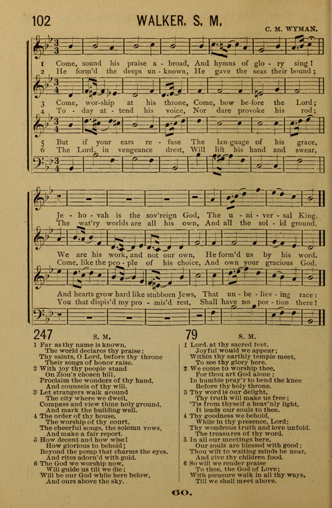 Bible School Echoes, and Sacred Hymns page 60