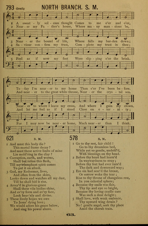 Bible School Echoes, and Sacred Hymns page 63