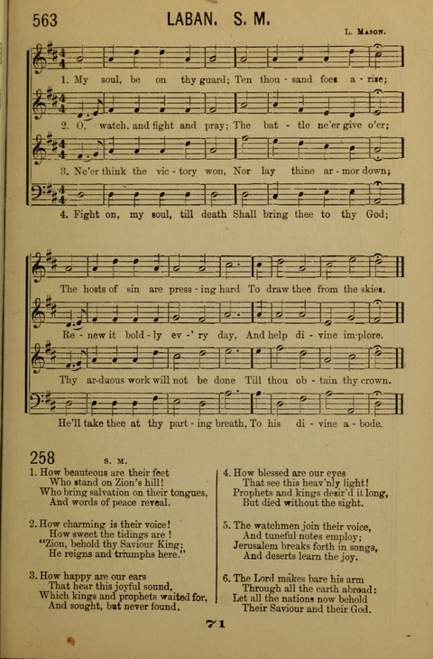 Bible School Echoes, and Sacred Hymns page 71