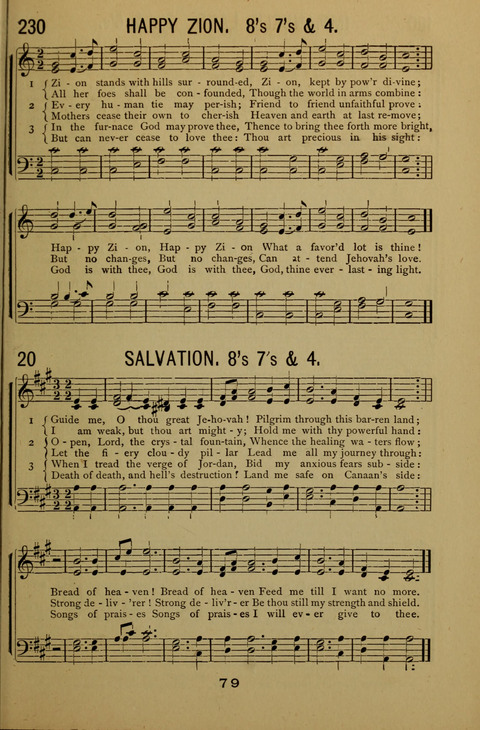 Bible School Echoes, and Sacred Hymns page 79