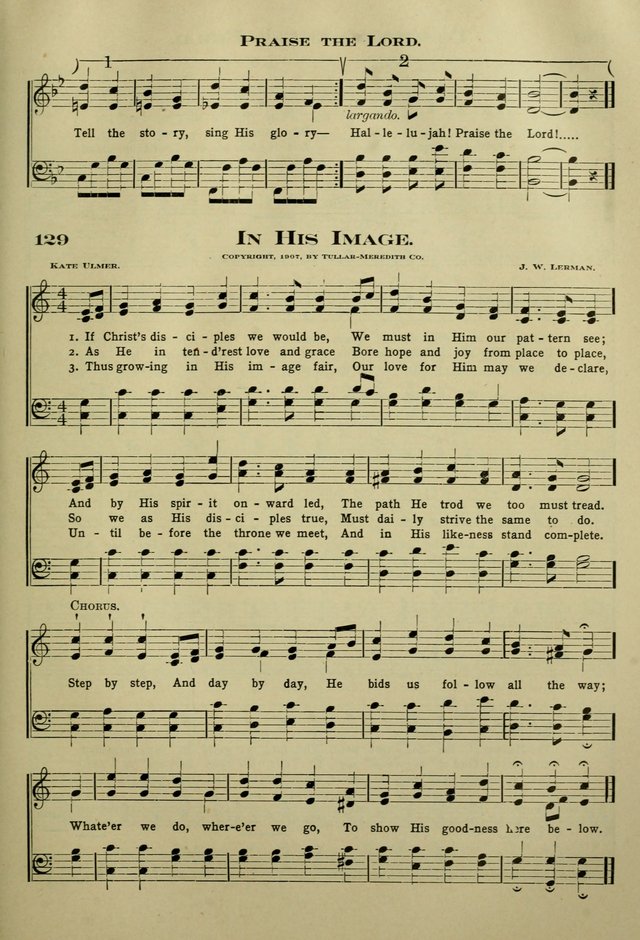 The Bible School Hymnal page 138