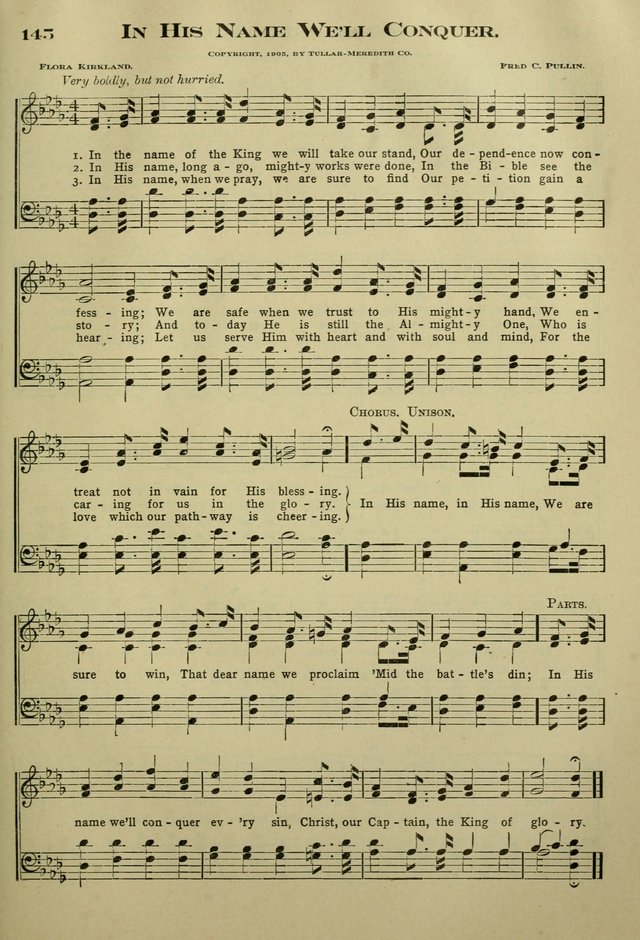 The Bible School Hymnal page 154
