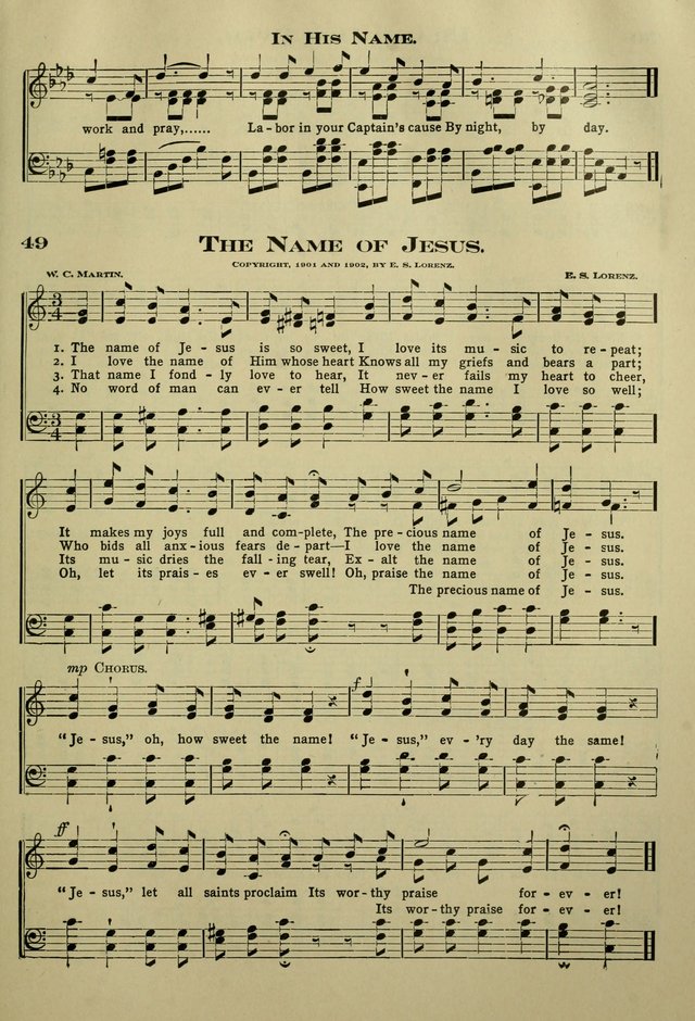 The Bible School Hymnal page 58