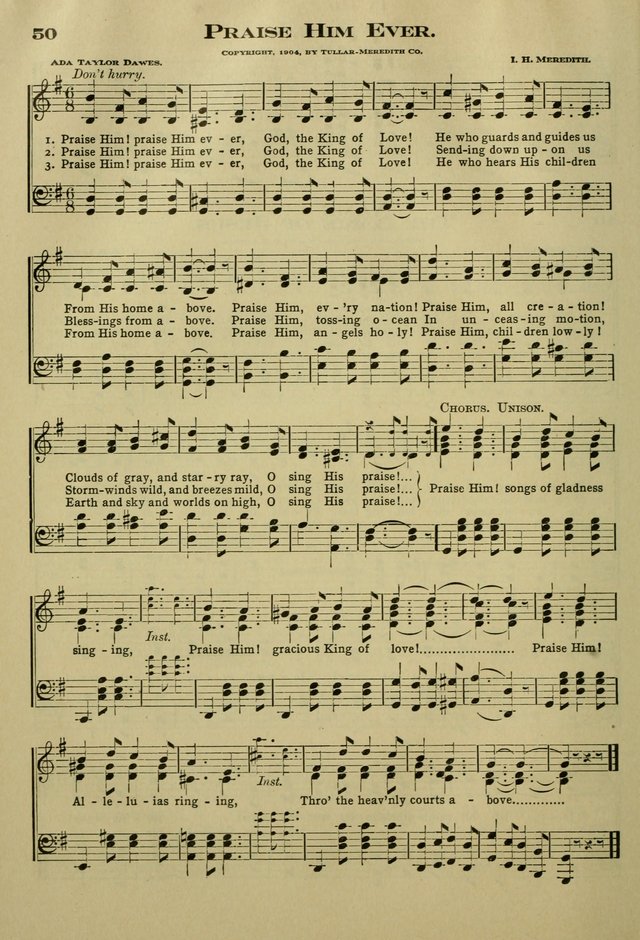 The Bible School Hymnal page 59