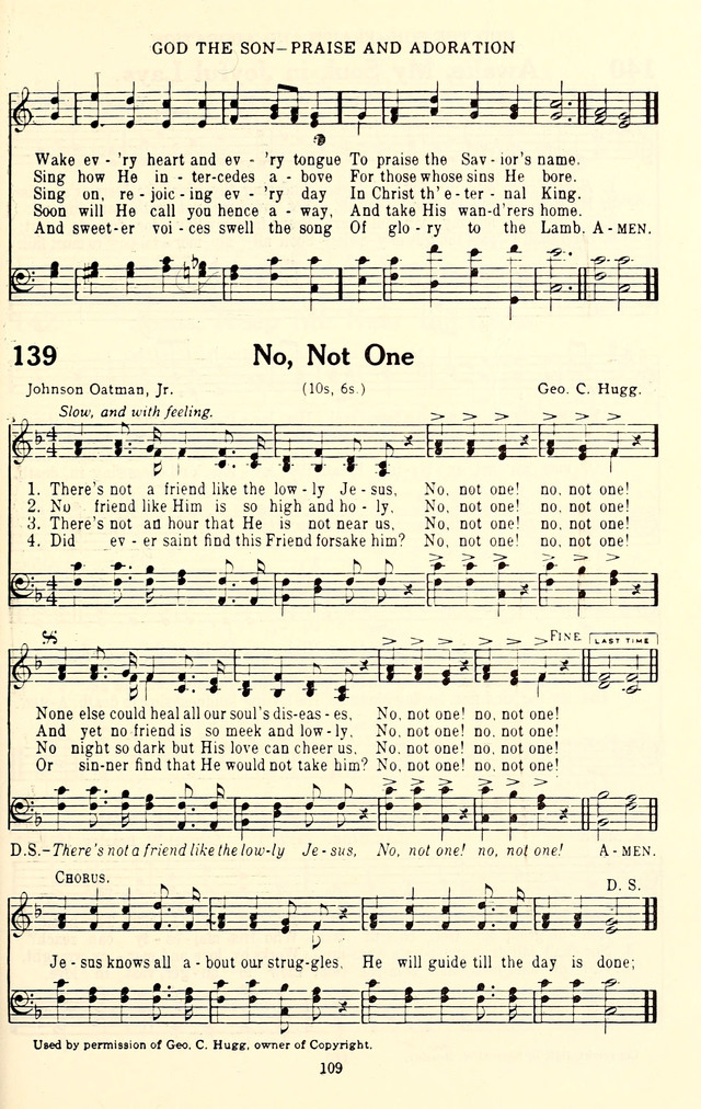 The Baptist Standard Hymnal: with responsive readings: a new book for all services page 101